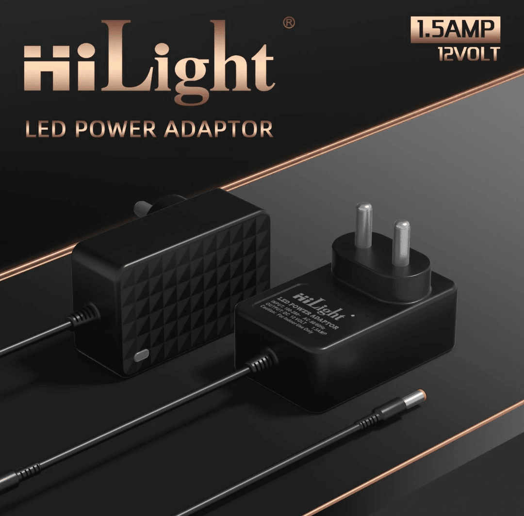 HiLight 12V 1.5A Power Adapter – Reliable DC Power Supply