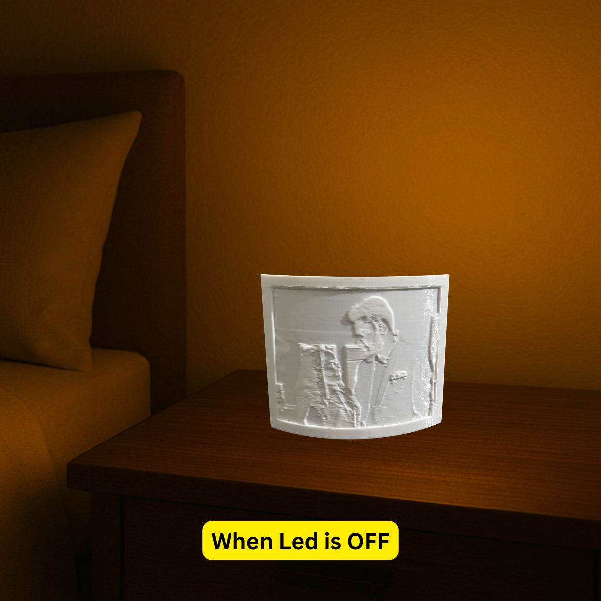 Personalized 3D Curved Photo Lamp – Unique Custom Photo Lamp Gift - Image 3