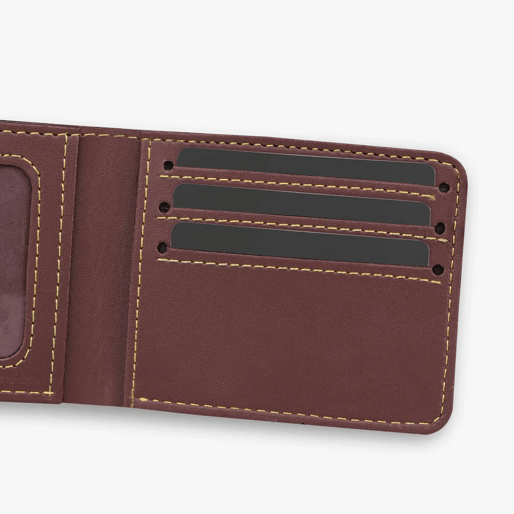 Personalized Men's Wallet β Custom Name & Charm Leather Wallet | Gift Box Included - Image 6