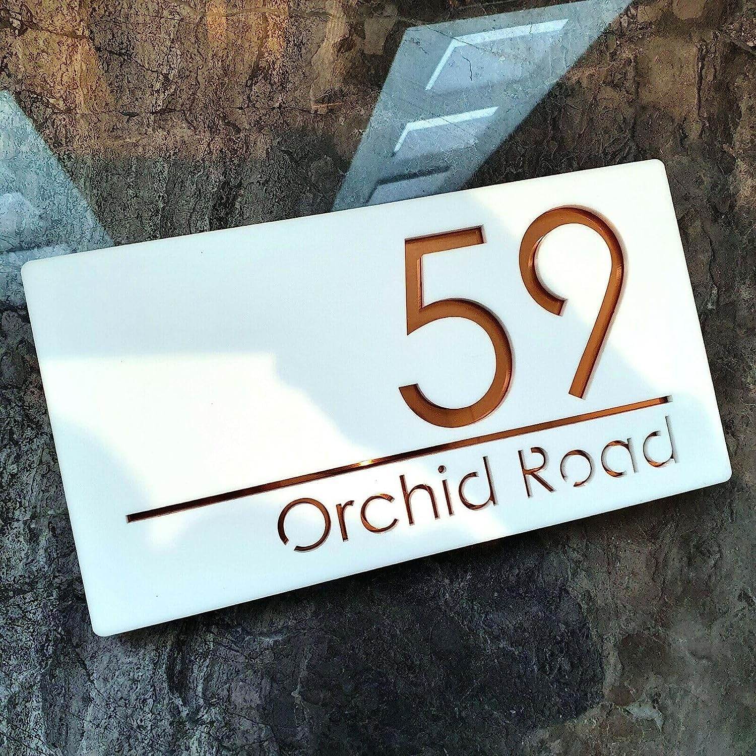 Luxury Door Name Plates for Home β Custom Acrylic & 3D Designs - Image 4