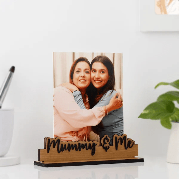 Personalized Mummy and Me Photo Frame | Mother's Day Gift (6x8 Size) - Image 3