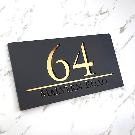 Luxury Door Name Plates for Home β Custom Acrylic & 3D Designs - Image 7