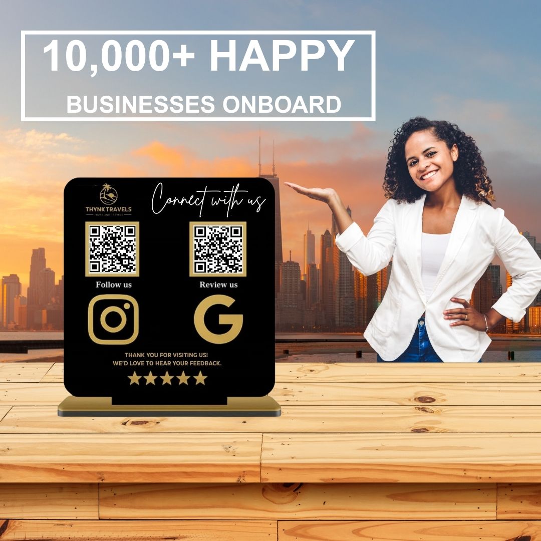 QR Code Stand – Double QR Display Standee for Business - Image 5