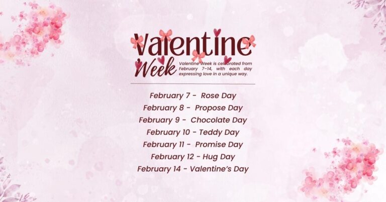 Valentine Week 2026: पूरी लिस्ट, तारीखें और Day Wise Romantic Wishes